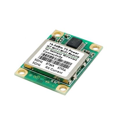 16.5dBm TXパワー IoT WiFiモジュール シームレスなワイヤレス接続用 2.4GHz 380mA TX電流 5GHz 87mA RX電流